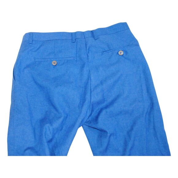 Pailsey & Gray Pants Mens 29x32 Blue Chino Dress Trouser Slim Fit Stretch Preppy - Picture 3 of 5
